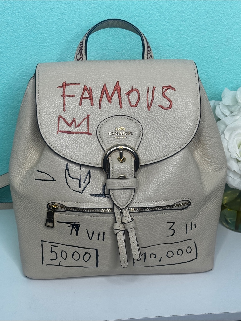Coach X Jean-Michel Basquiat Kleo Backpack limited edition handbag